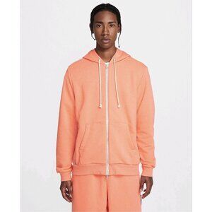 Nike Dri-FIT Full Zip Basketball Hoodie FZ0222-643 Frost Orange Men’s Small NWT